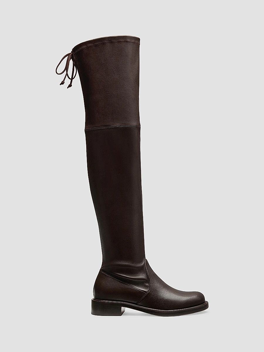 Women's Giseleland Leather Over-The-Knee Boots - Midnight Espresso - Size 11