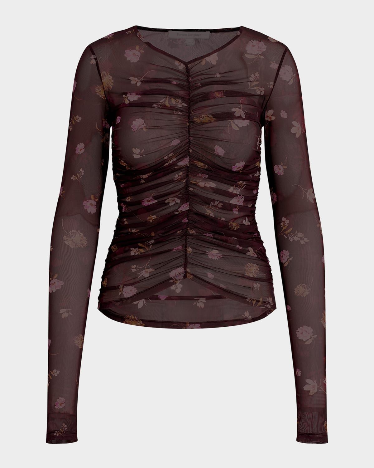 Whimsical Monet Mesh Party Top