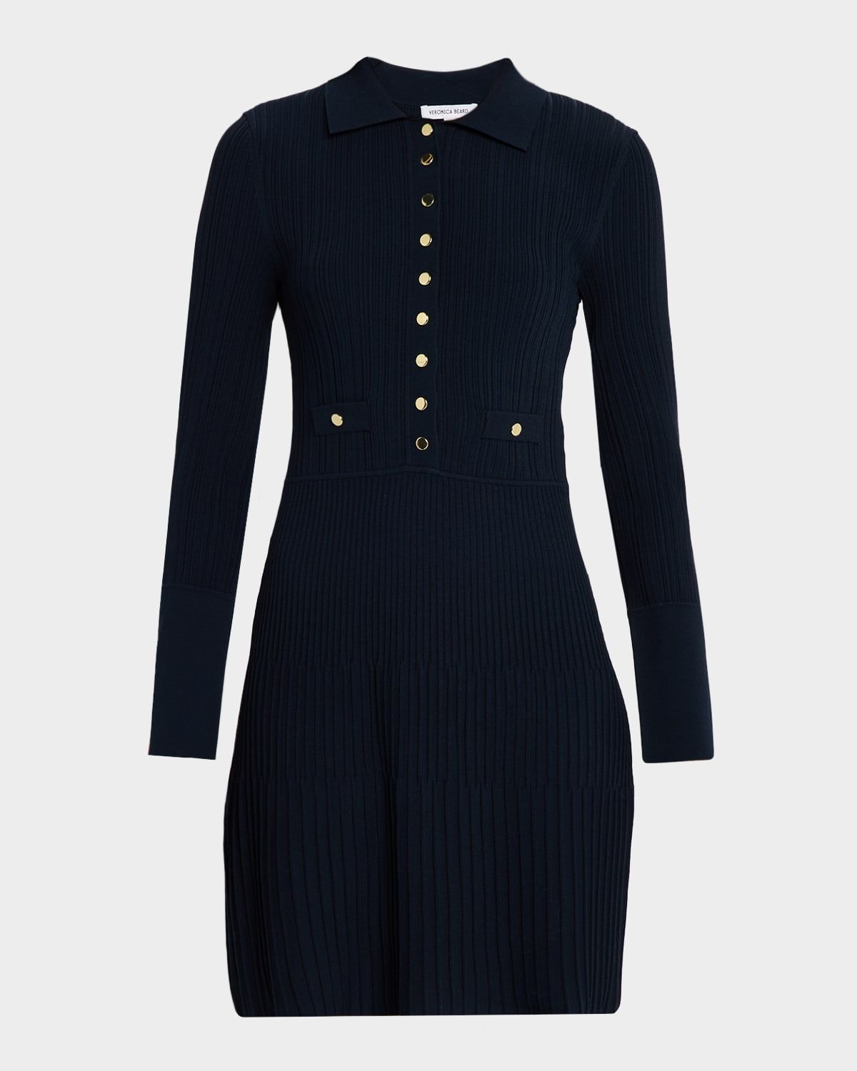 Lauper Ribbed Mini Shirtdress