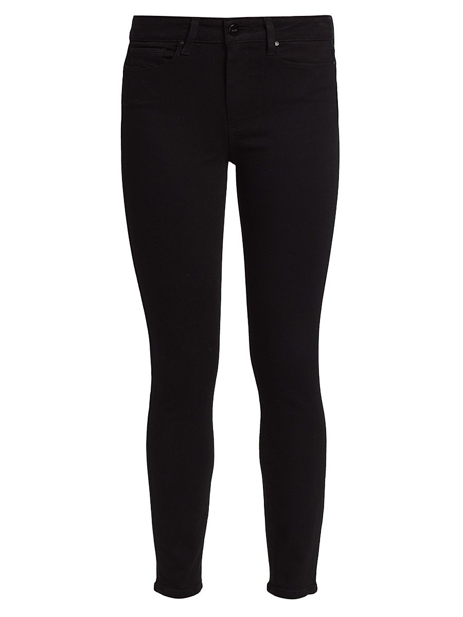 Women's Hoxton High-Rise Ultra-Skinny Ankle Jeans - Black Shadow - Size 23