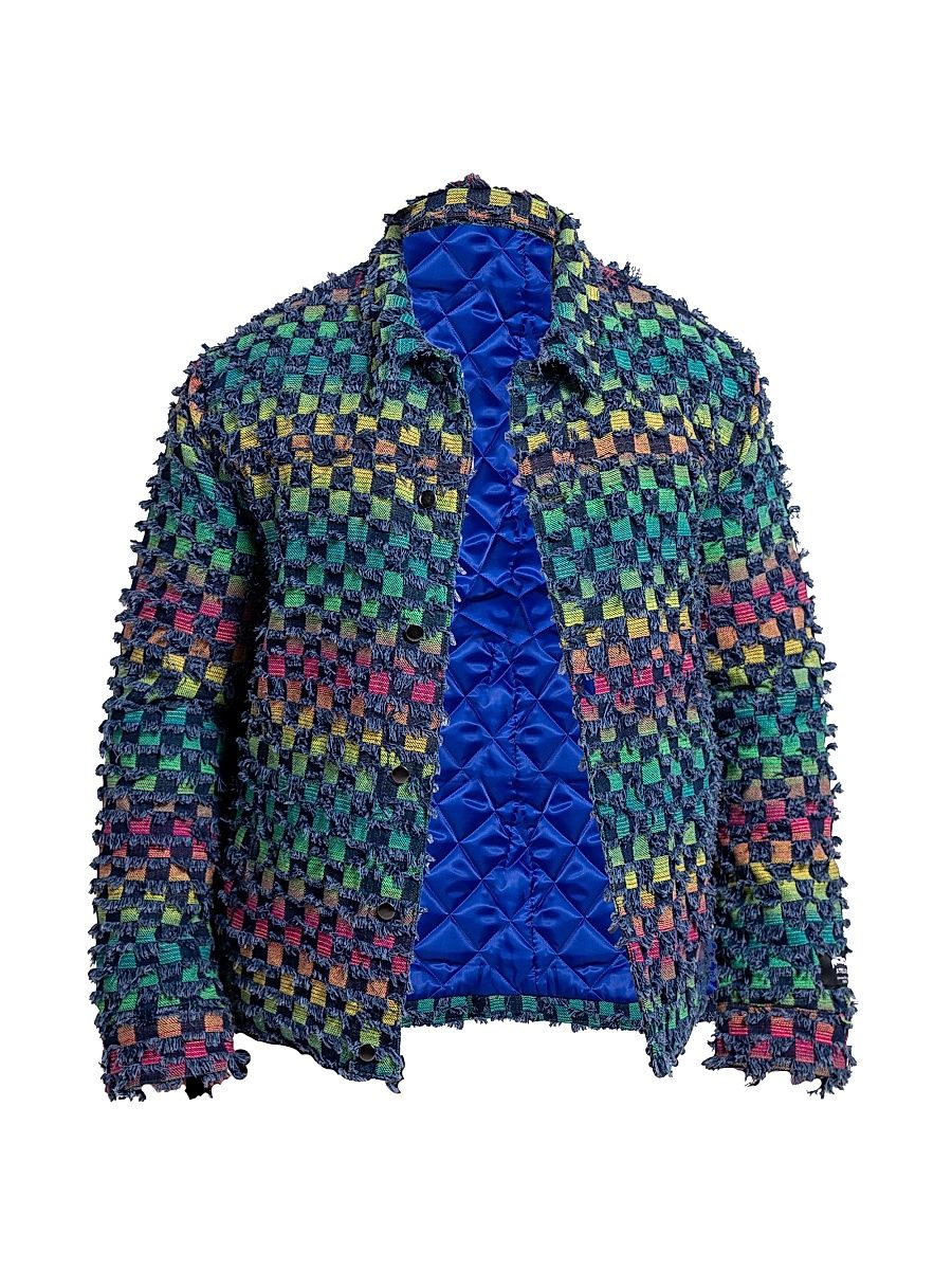 Men's Ascension Denim Jacket - Multicolored - Size XXXXL