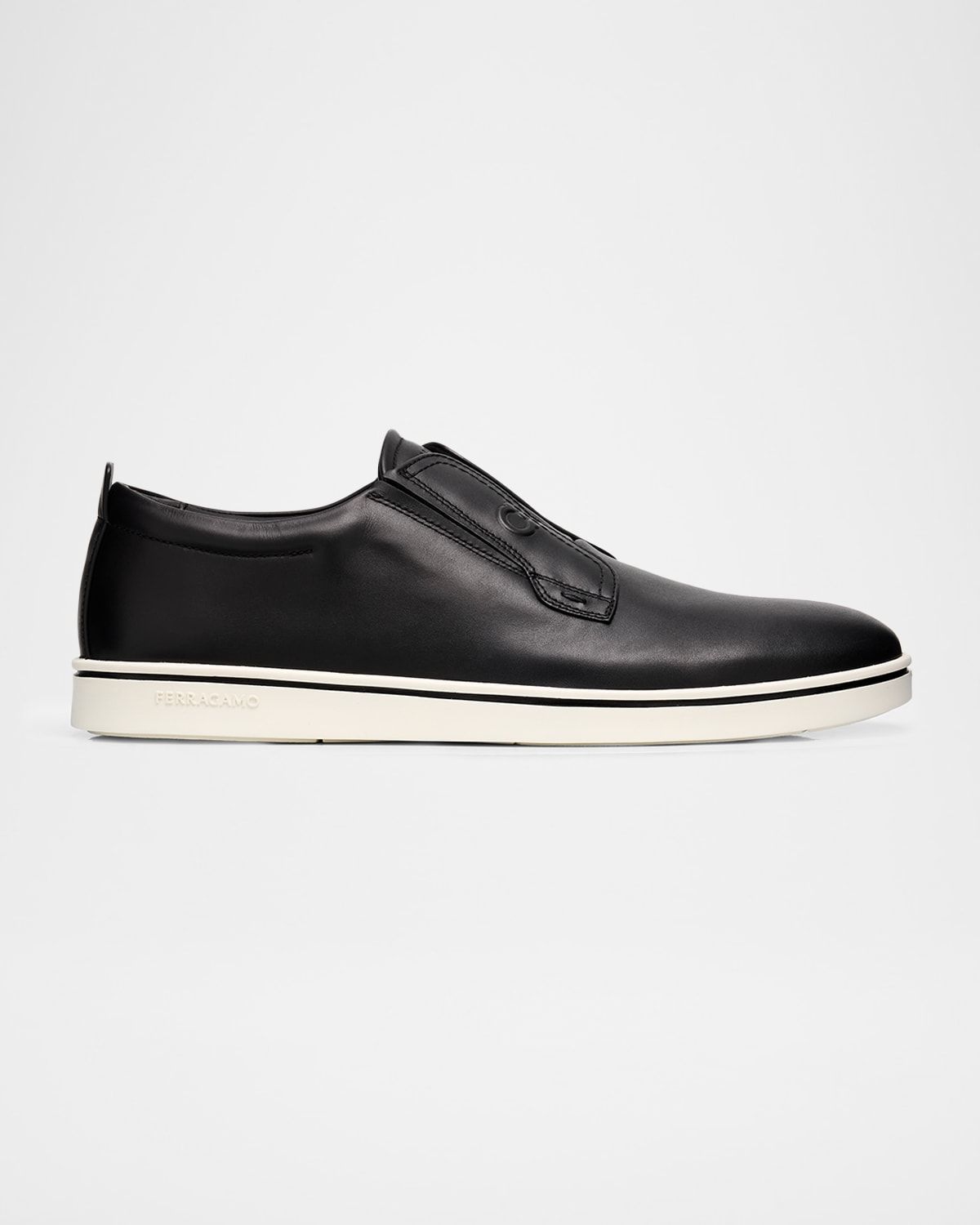 Men & apos;s Alfie Leather Gancini Stamp Slip-On Sneakers