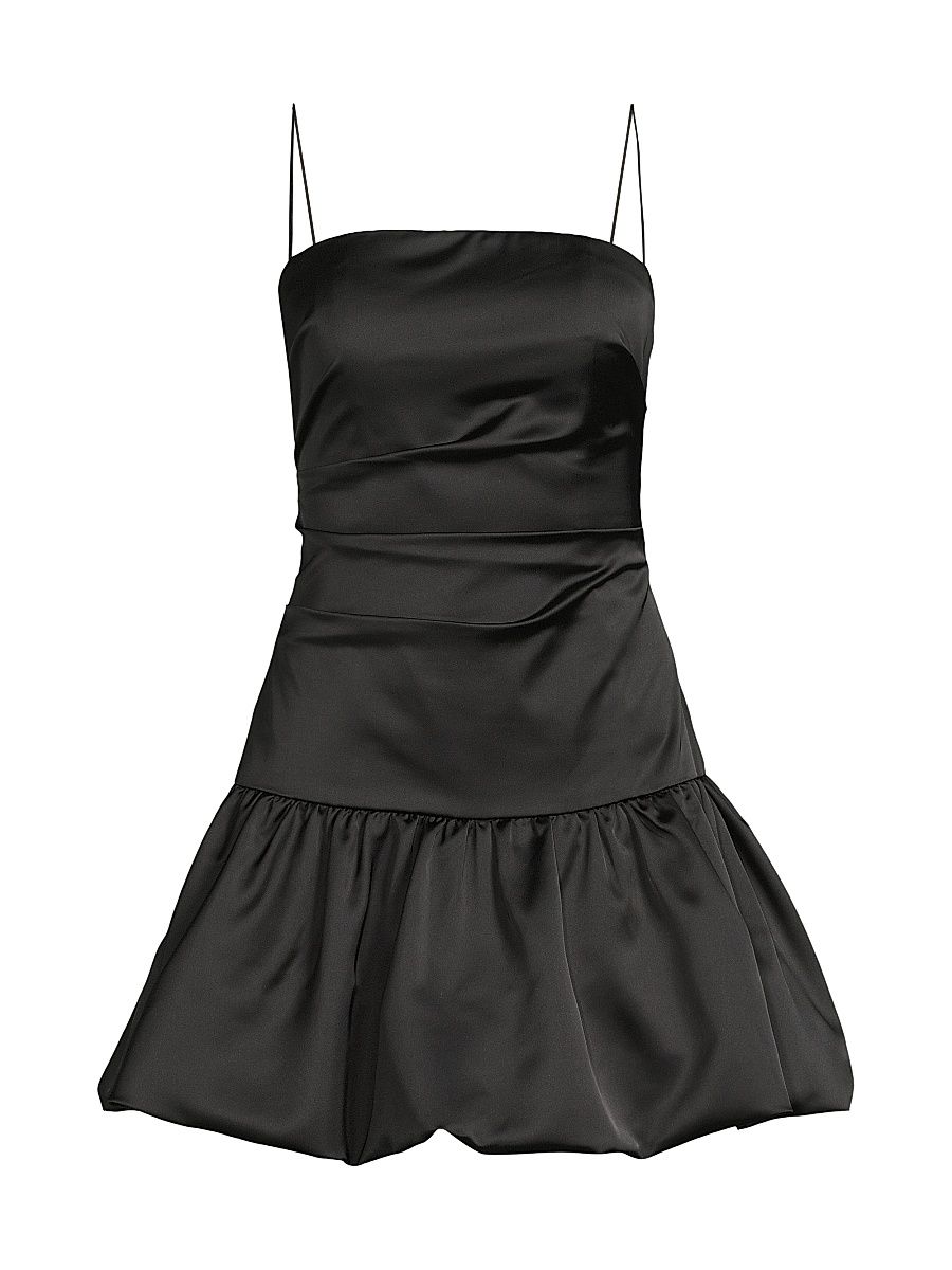 Women's Willow Bubble-Skirt Minidress - Black - Size 16