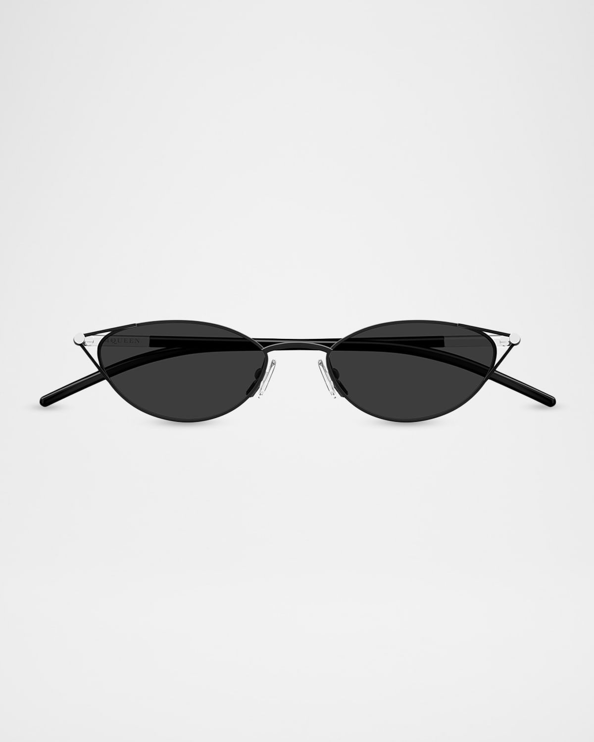 50mm Metal & Acetate Cat-Eye Sunglasses