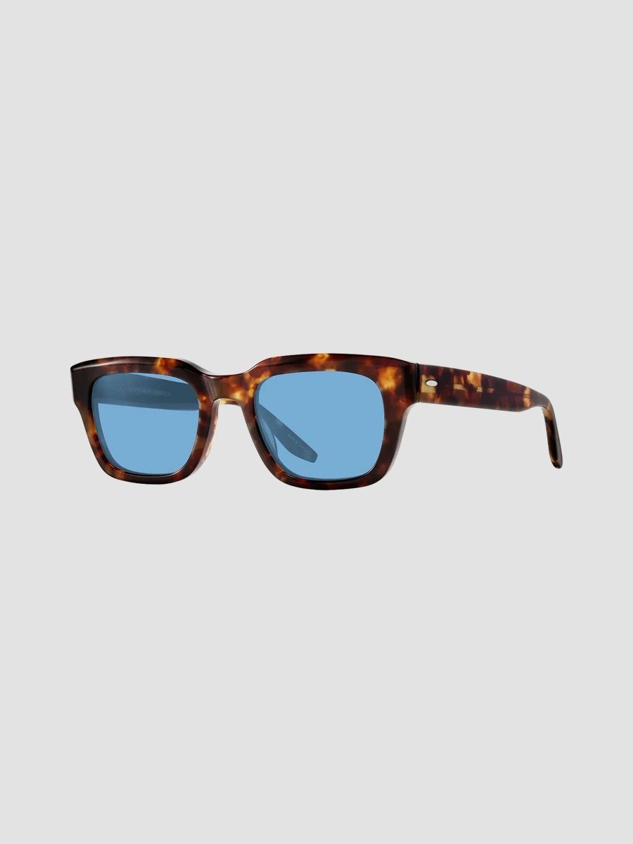 Barton Perreira Men's 50MM Butzi Rectangle Sunglasses​ - Chestnut Eleos