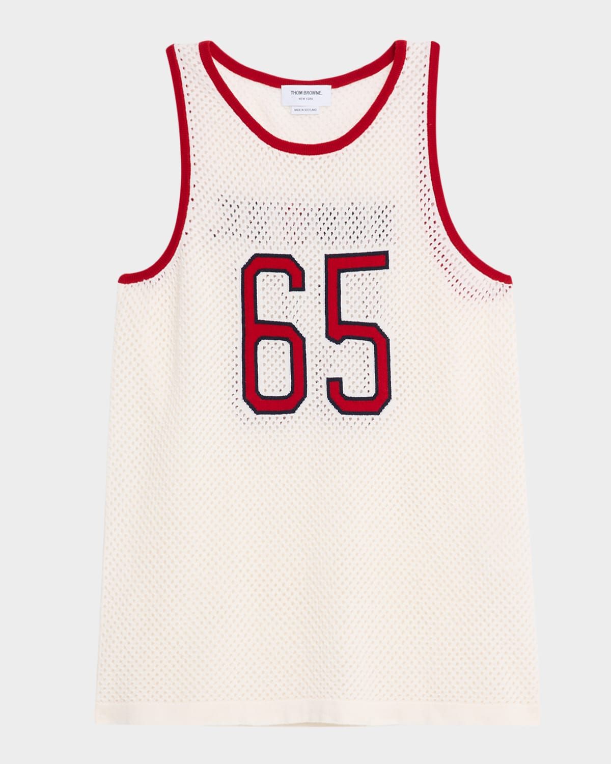 Men & apos;s Cashmere Mesh Basketball Jersey