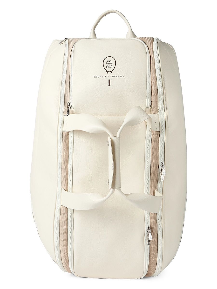 Grained Leather Tennis Bag - Panama