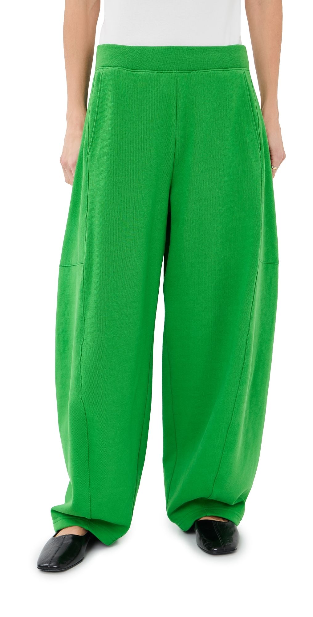 Tibi Winslow Petite Sweatpants Green L