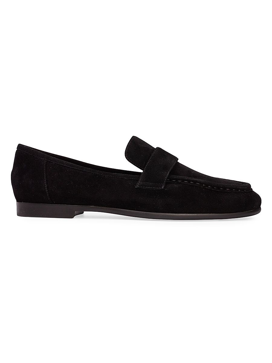 Women's Arrow Loafers - Black Suede - Size 12