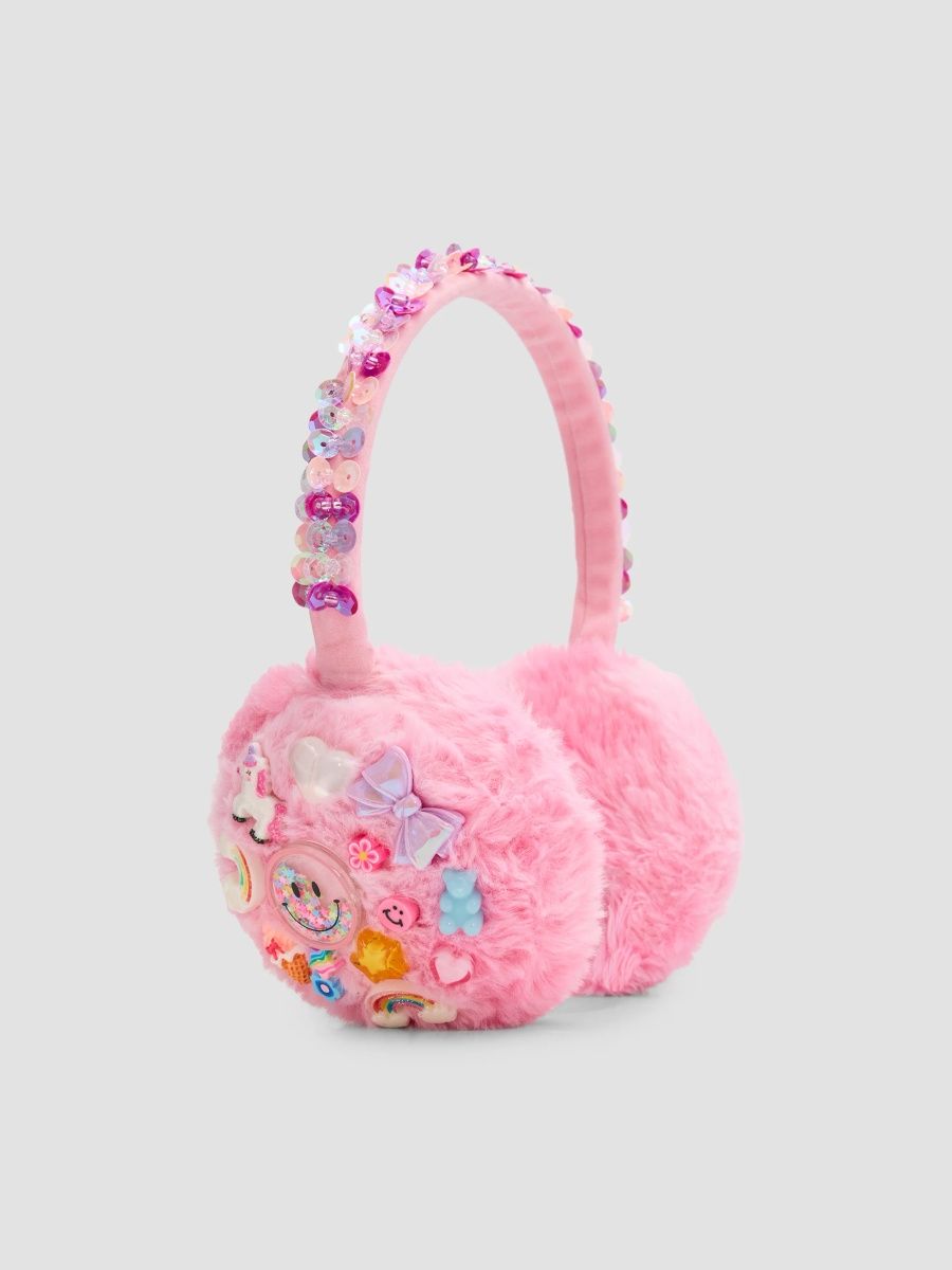Bari Lynn Girl's Girl's Charm Earmuffs - Pink