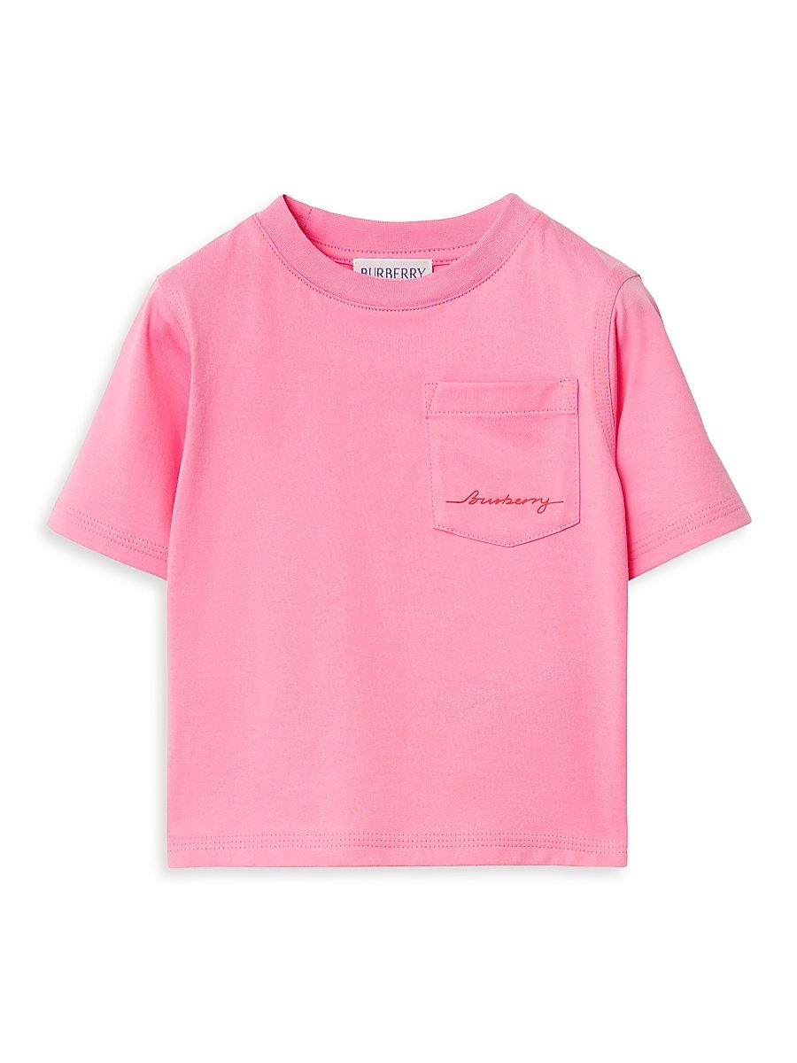 Baby Girl's, Little Girl's & Girl's Logo Crewneck T-Shirt - Blossom - Size 6 Months