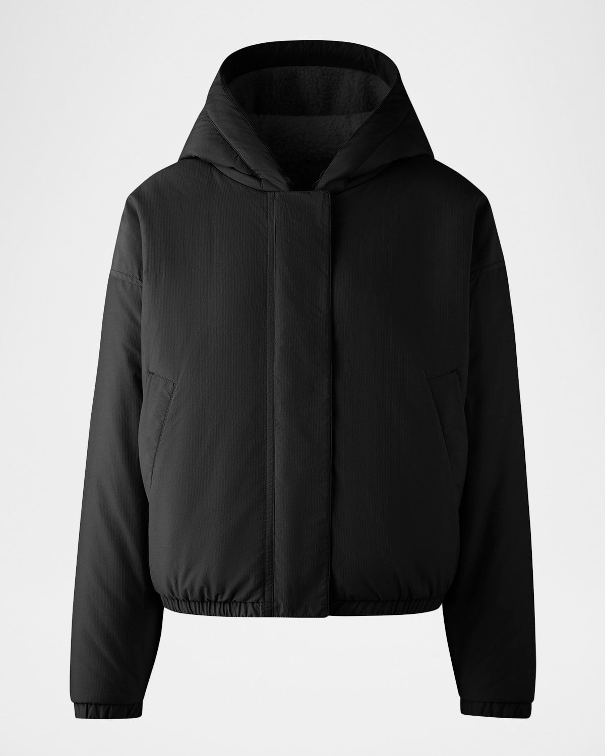 Alberni Reversible Fleece Bomber Jacket