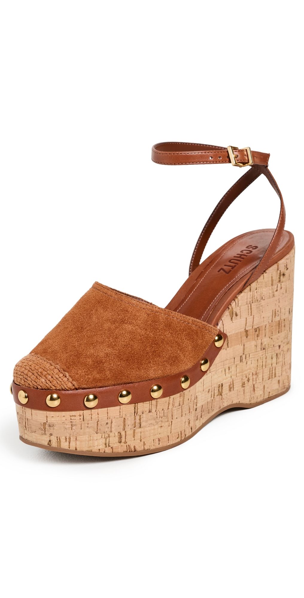 Schutz Kayana Wedges Cognac 5