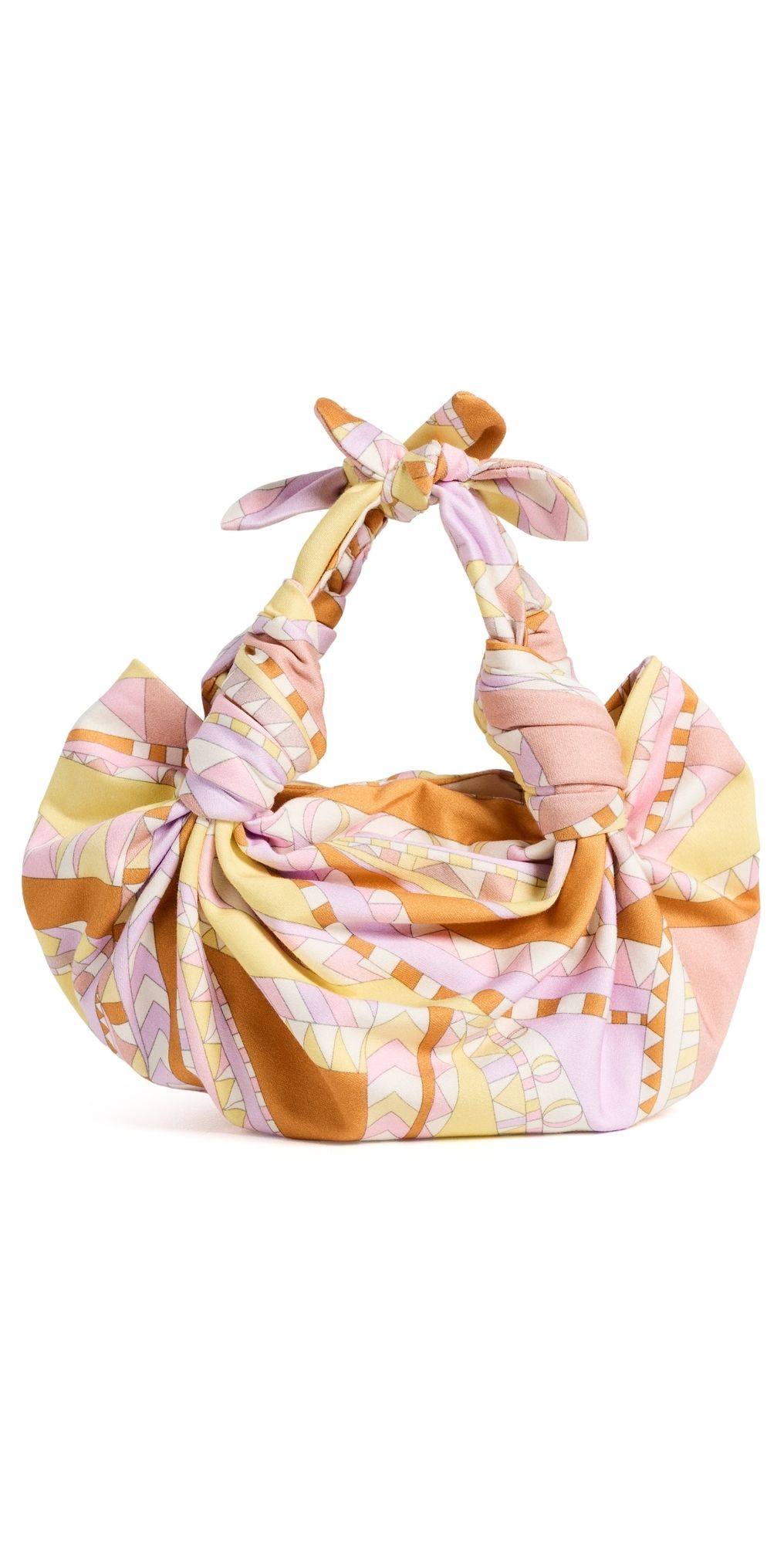 NLA Collection Orange Chevron Knot Bag Orange Chevron One Size
