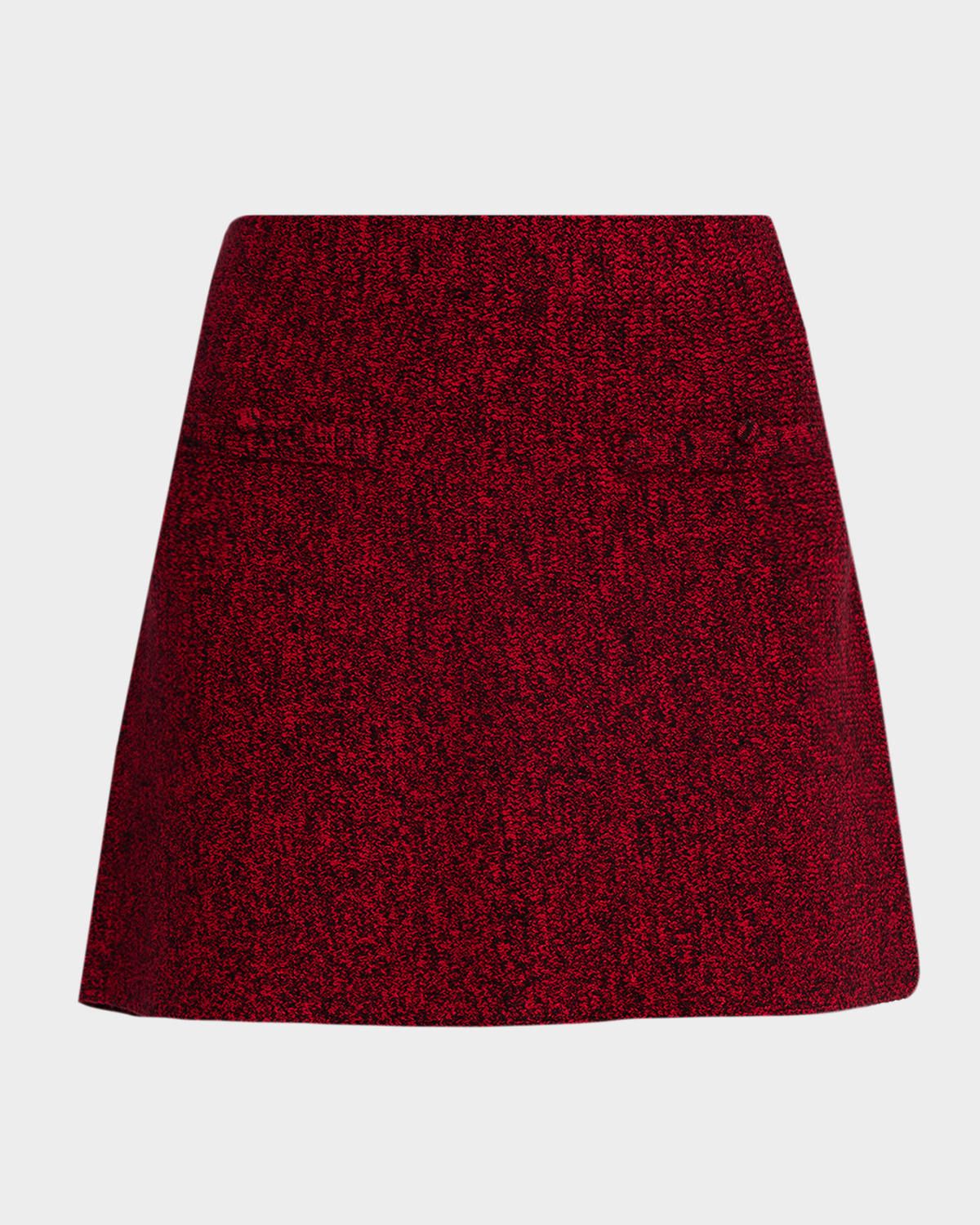 Iris Marled Knit Mini Skirt