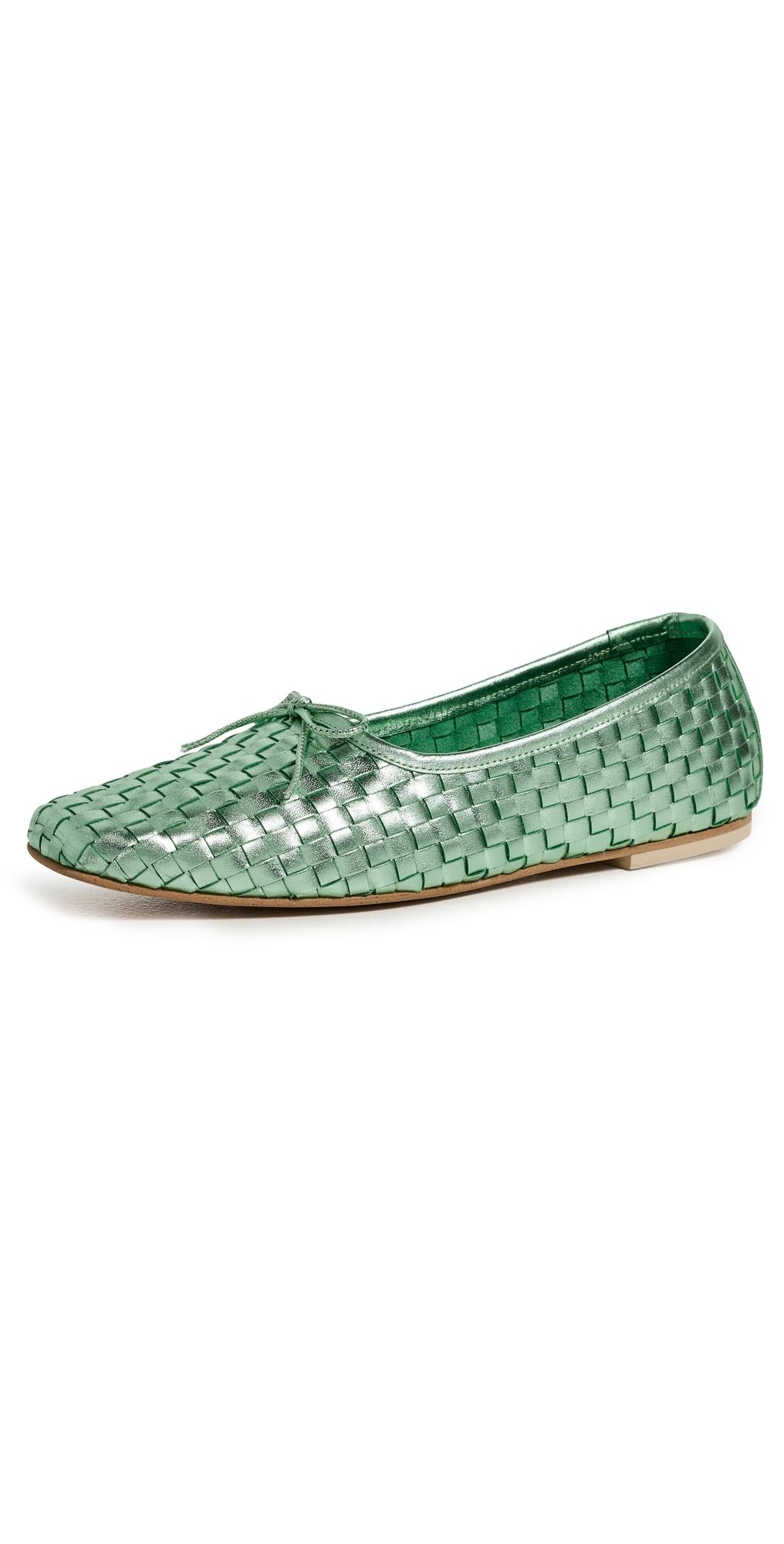 Freda Salvador Jada Flats Mint Metallic 8
