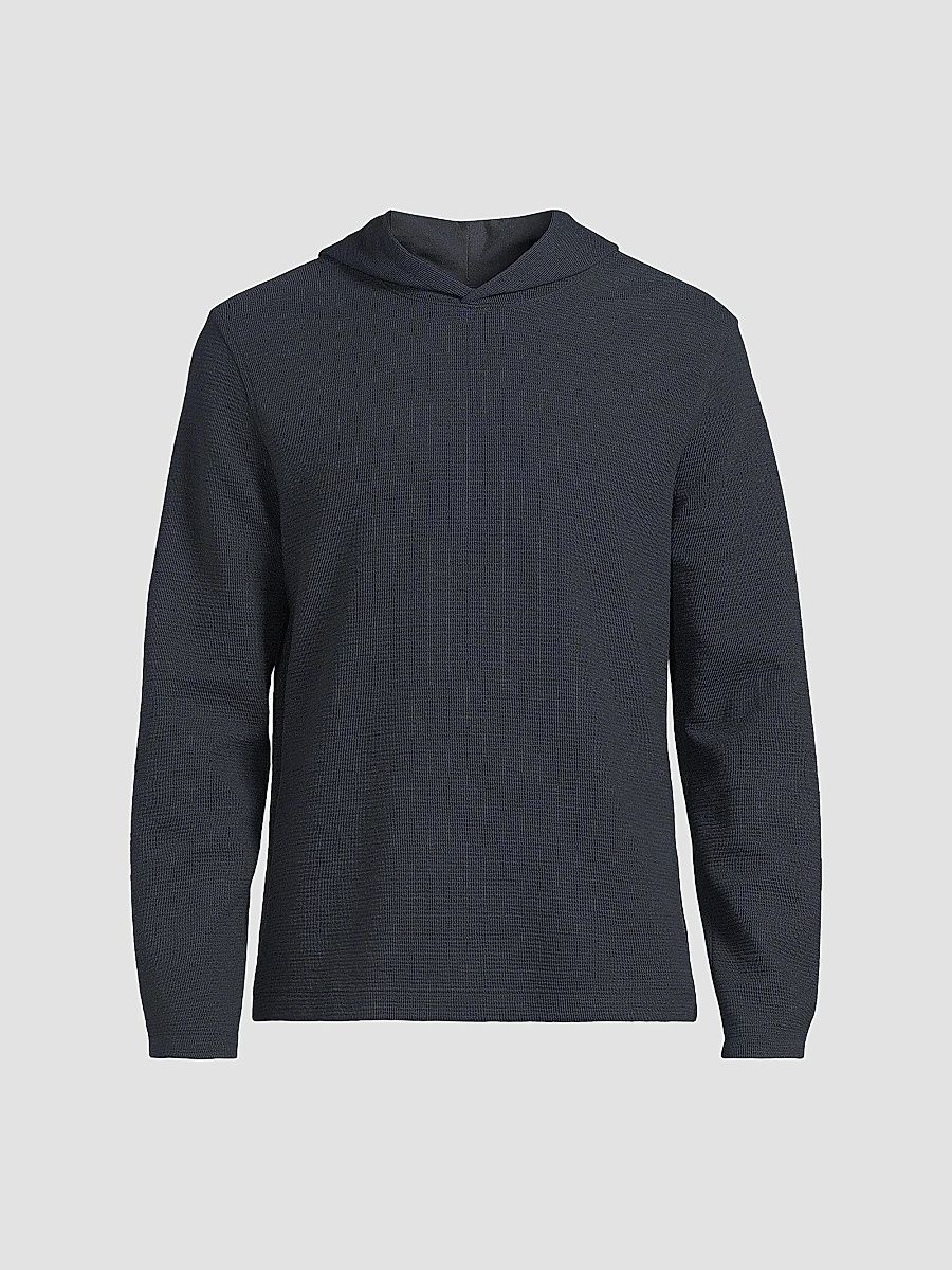 Vince Men's Double-Face Hoodie - Coastal - Size XL