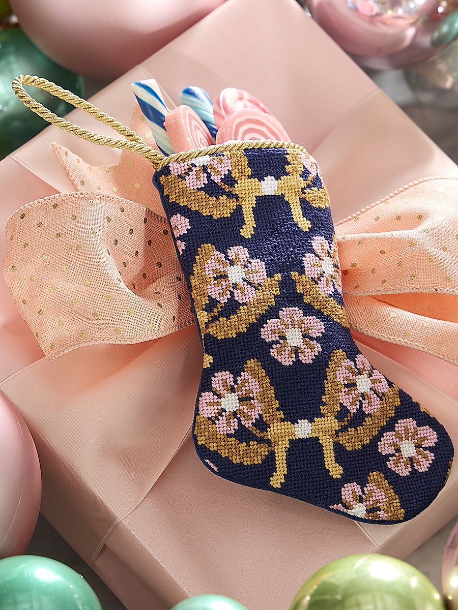 Bauble Stockings x Sainty Nelsen Mother, Darling Mini Bauble Stocking