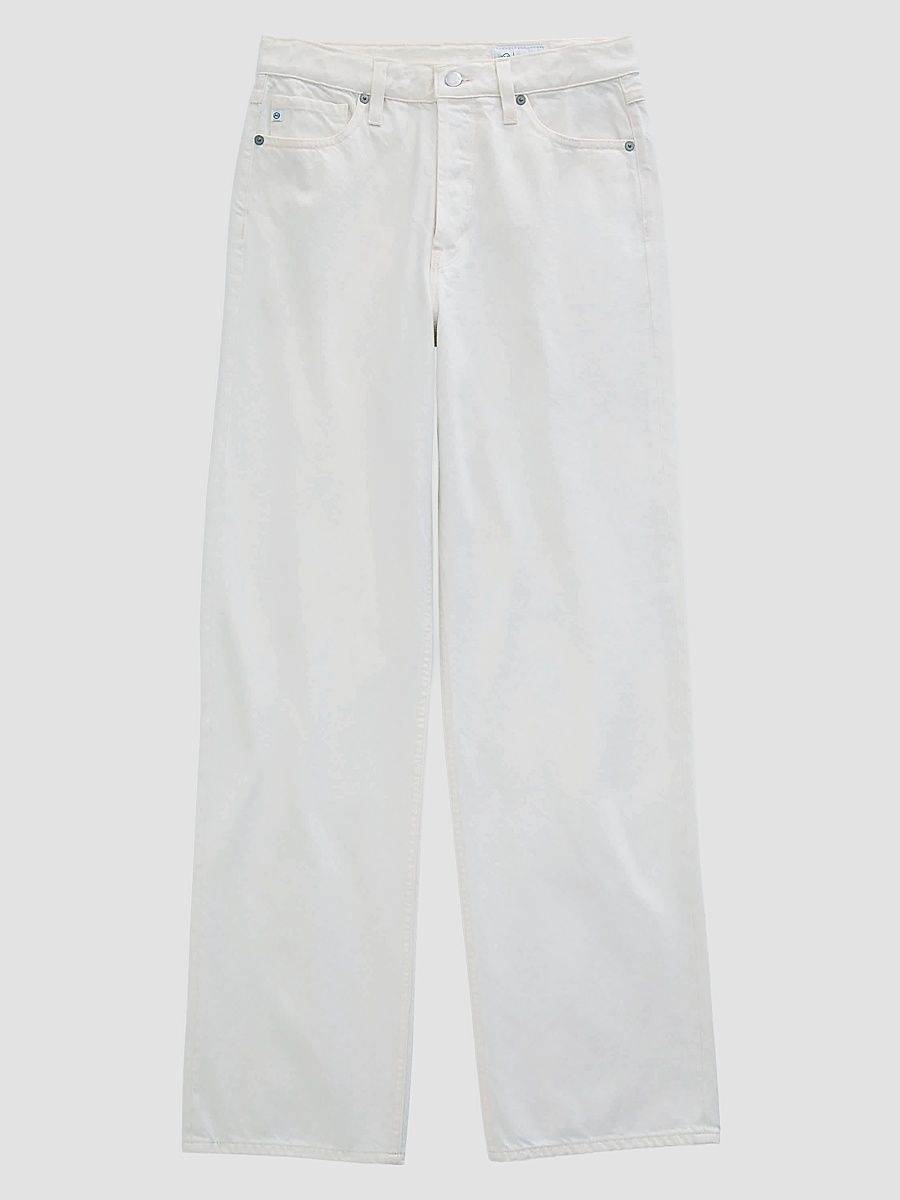 Women's Billie Relaxed-Fit Straight-Leg Jeans - Powder - Size 32