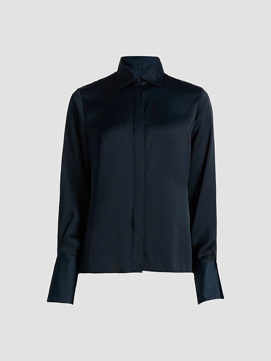 rag & bone Women's Venus Popover Blouse - Sal - Size XS