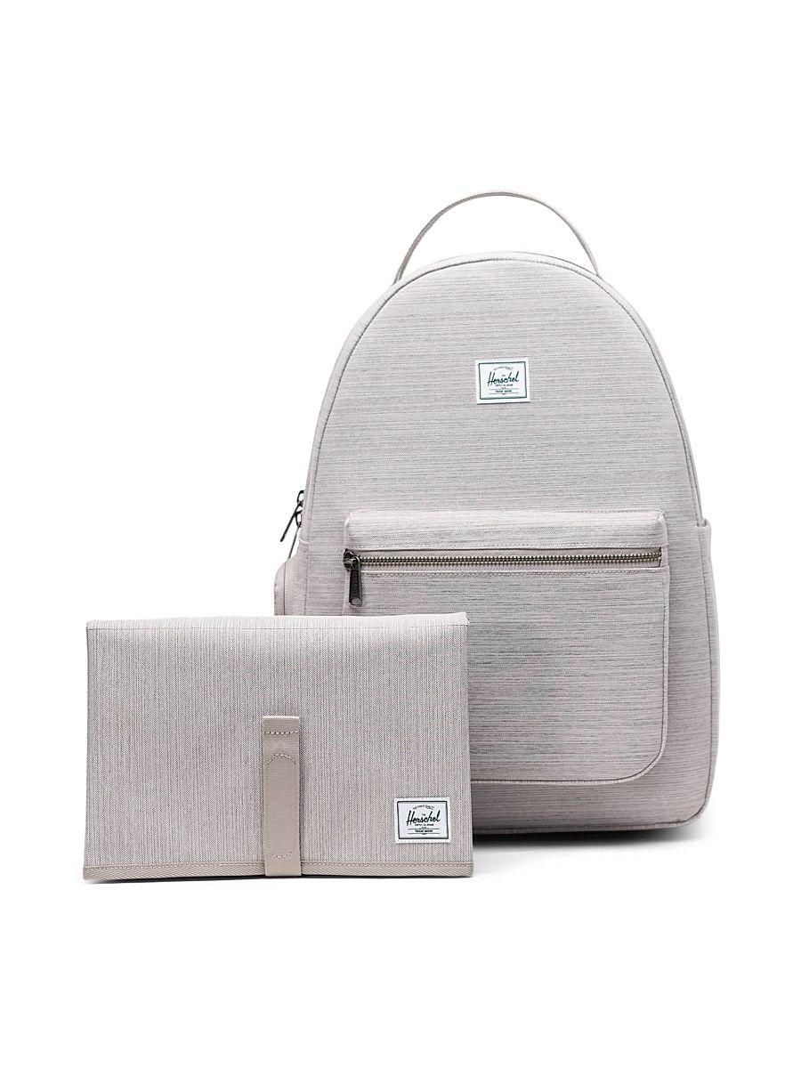 Herschel NovaEcoSystem Diaper Backpack - Light Grey Crosshatch