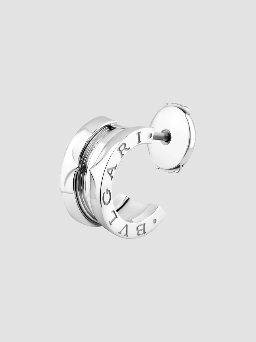 BVLGARI Women's B. zero1 18K White Gold Single Earring - White Gold