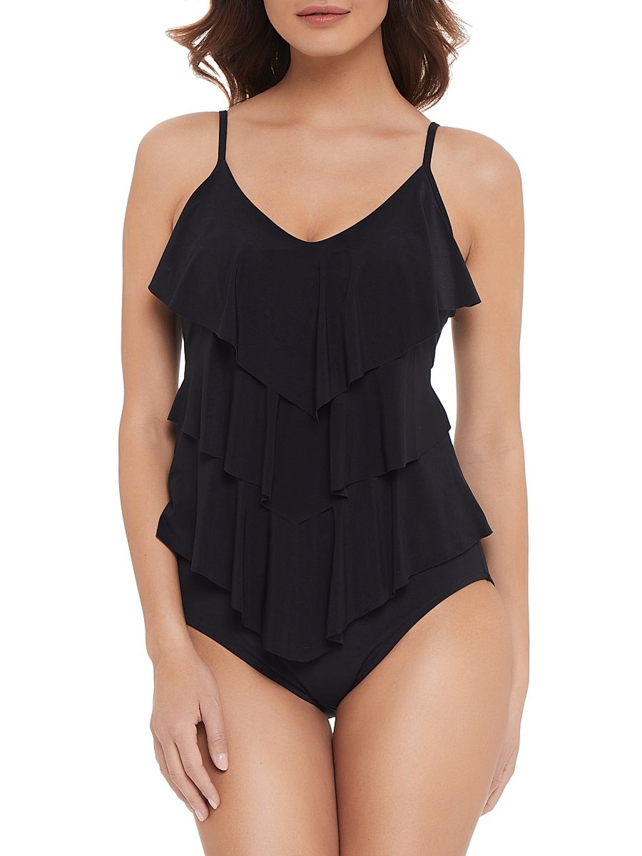 Women's Rita Tankini Top - Black - Size 6