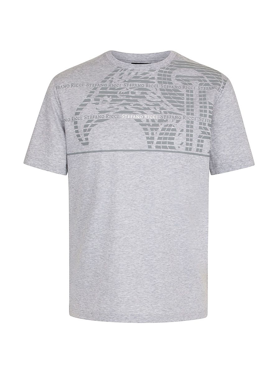 Men's Crewneck T-Shirt - Grey - Size Large