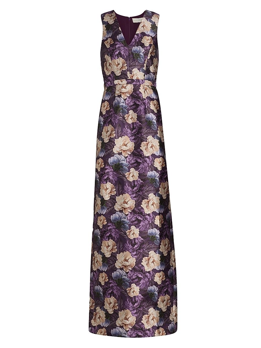 Women's Adellyn Floral Sleeveless Gown - Winter Peony - Size 0