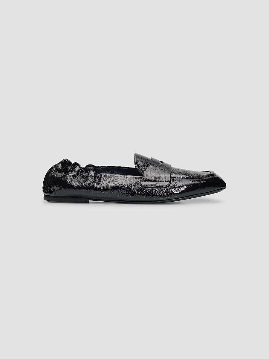 Women's Bryant Leather Penny Loafers - Black - Size 11