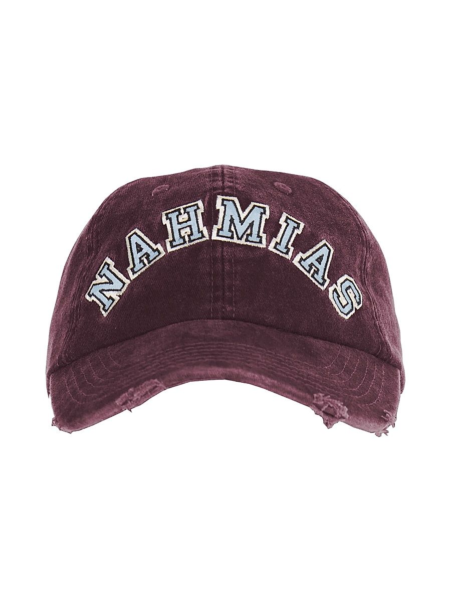 Men's Logo Chenille Dad Cap - Burgundy