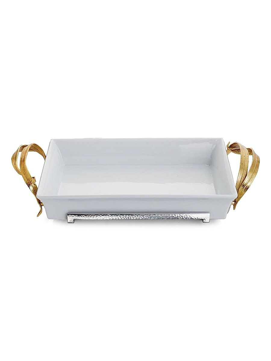 Palm Porcelain Casserole Dish