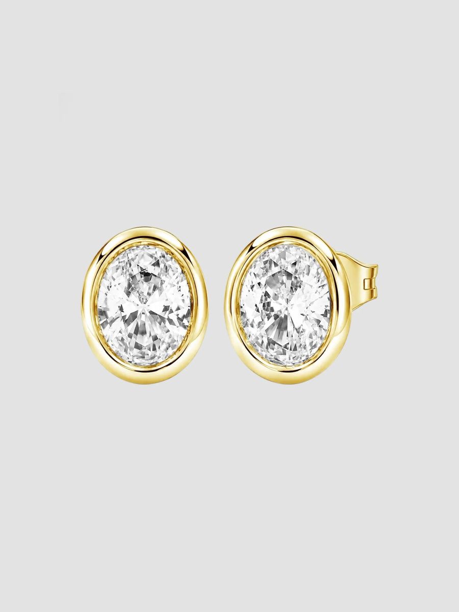 Women's 18K Yellow Gold & 2.00 TCW Lab-Grown Diamond Stud Earrings - Yellow Gold