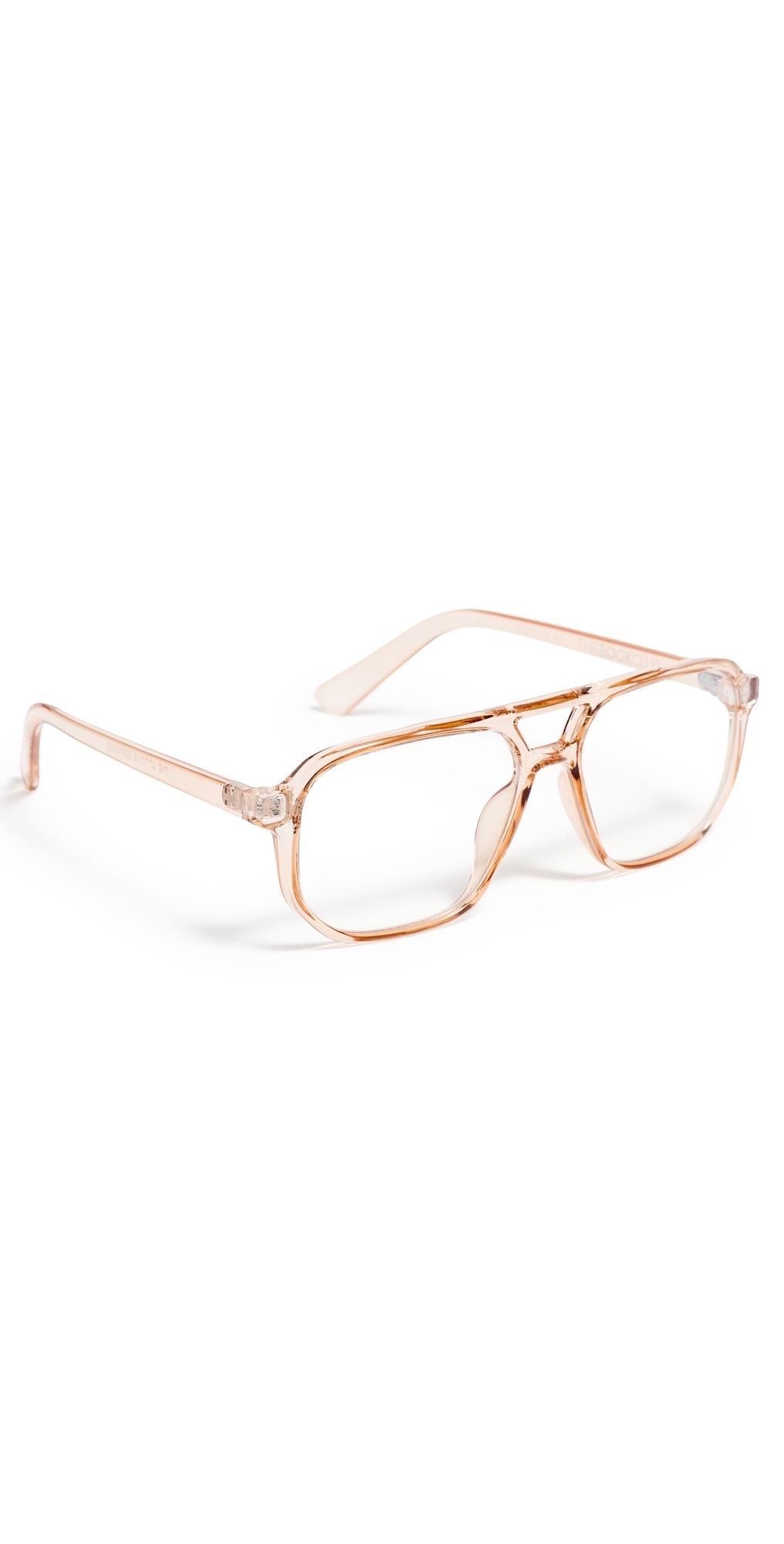 The Book Club The Atticus Blue Light Glasses Sand One Size