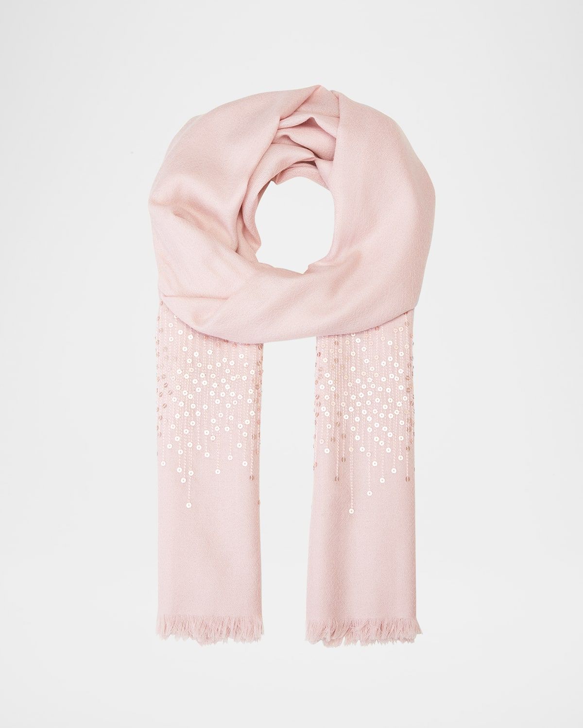 Lightweight Cashmere Sequin Scarf