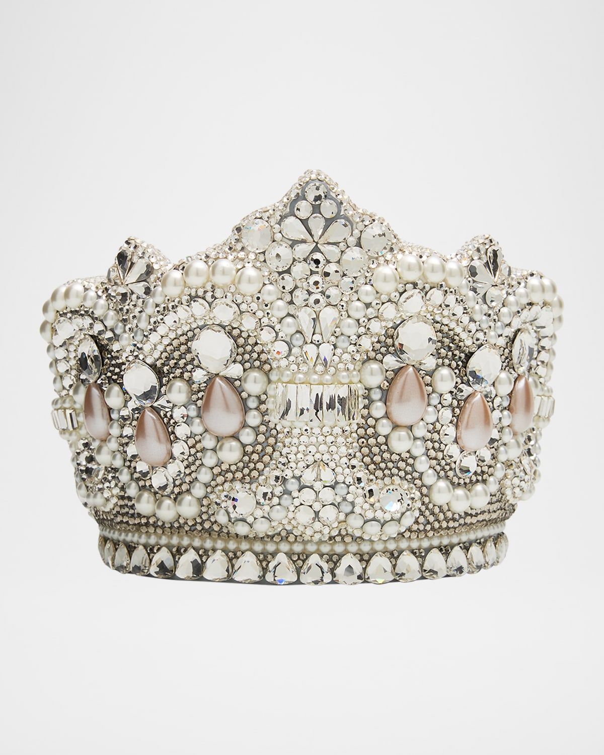 Diana Crown Crystal Clutch Bag
