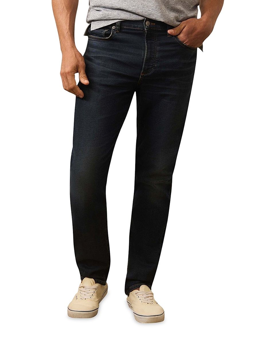 Men's Stretch Terry Indigo Slim Jeans - Belmar Coast Wash - Size 28