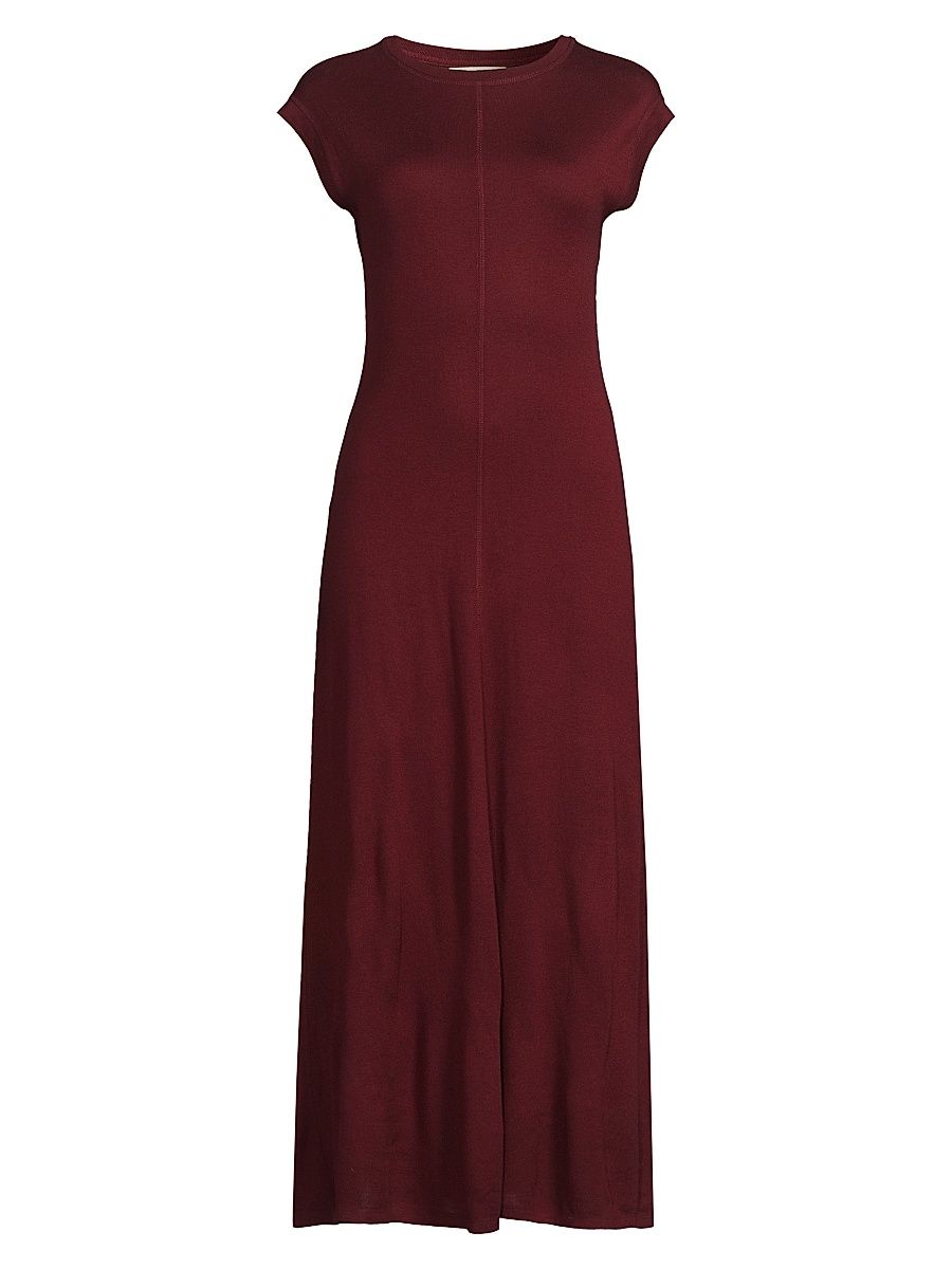 Women's Emmy Knitted Maxi Dress - Cherry - Size XL