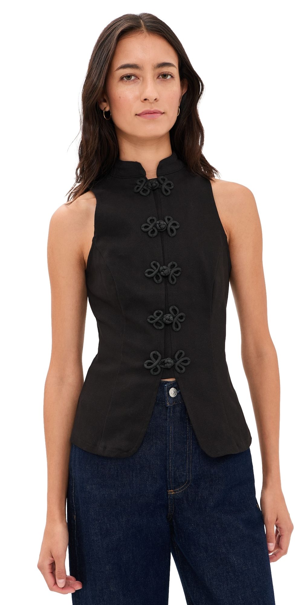 Bailey Rose Vest Top Black XS