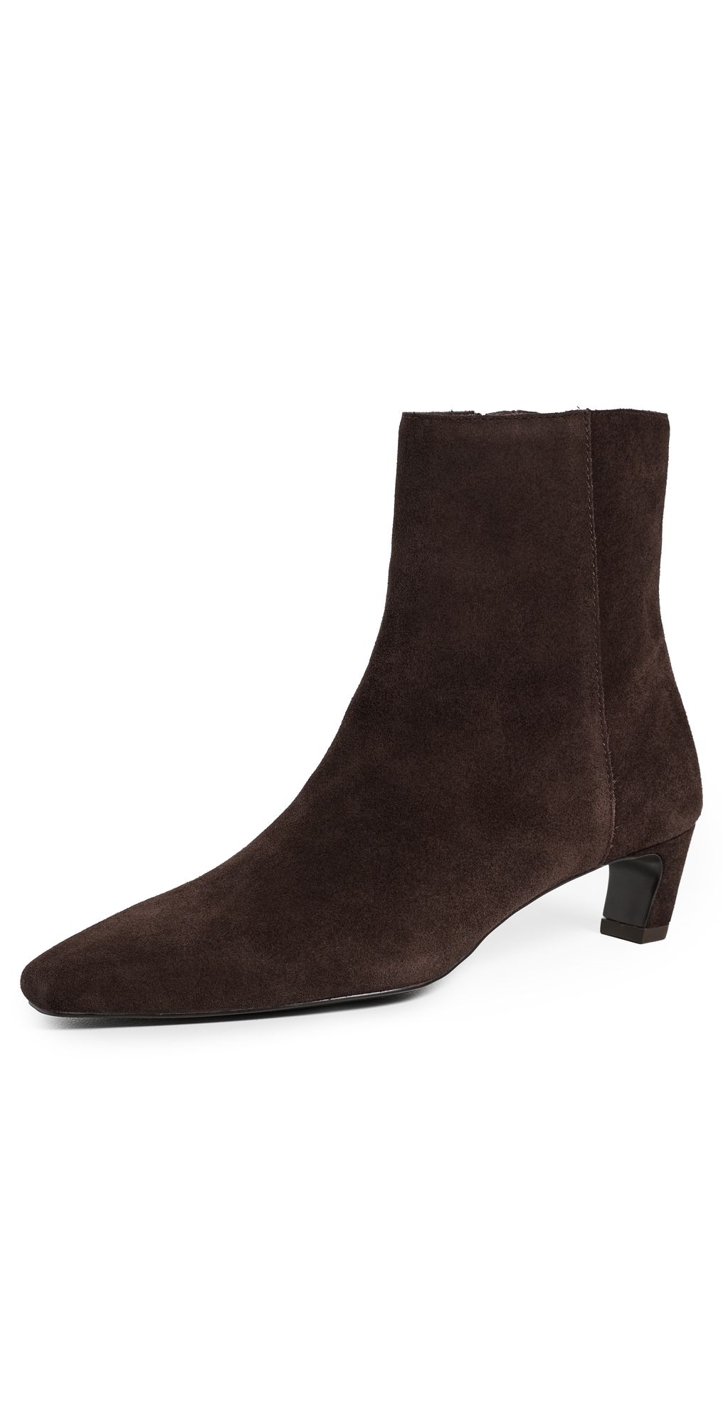 Madewell Cielo Suede Booties Dark Carob 11
