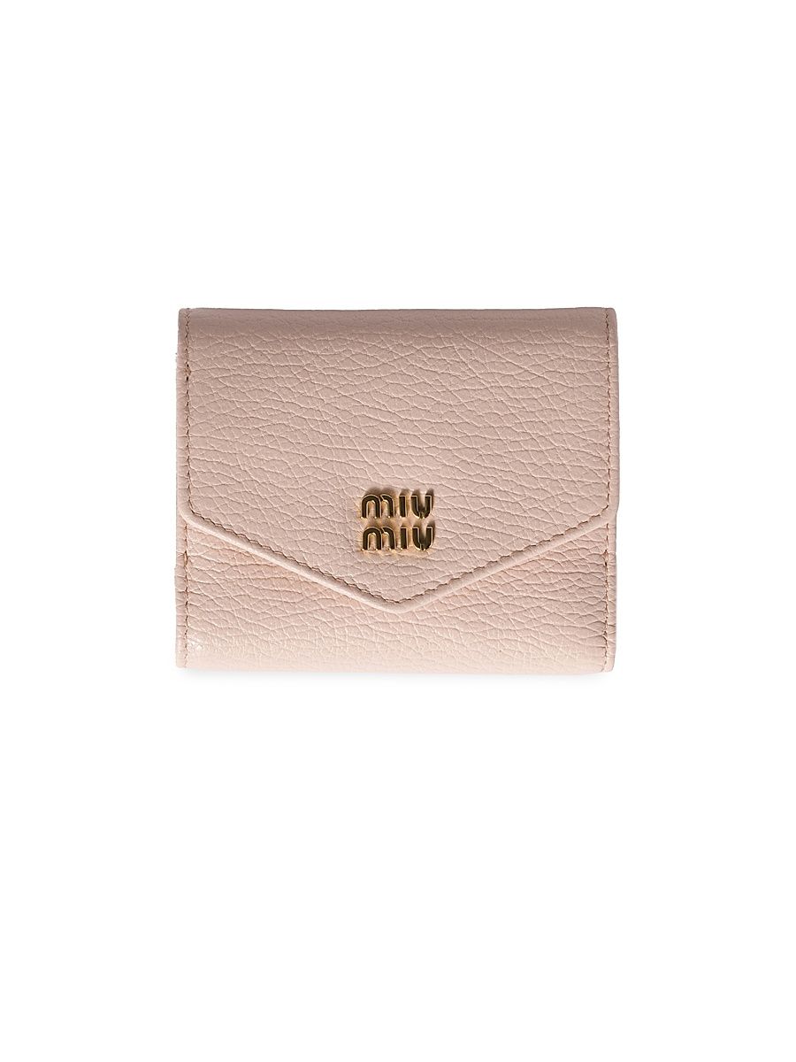 Women's Small Leather Wallet - Pink