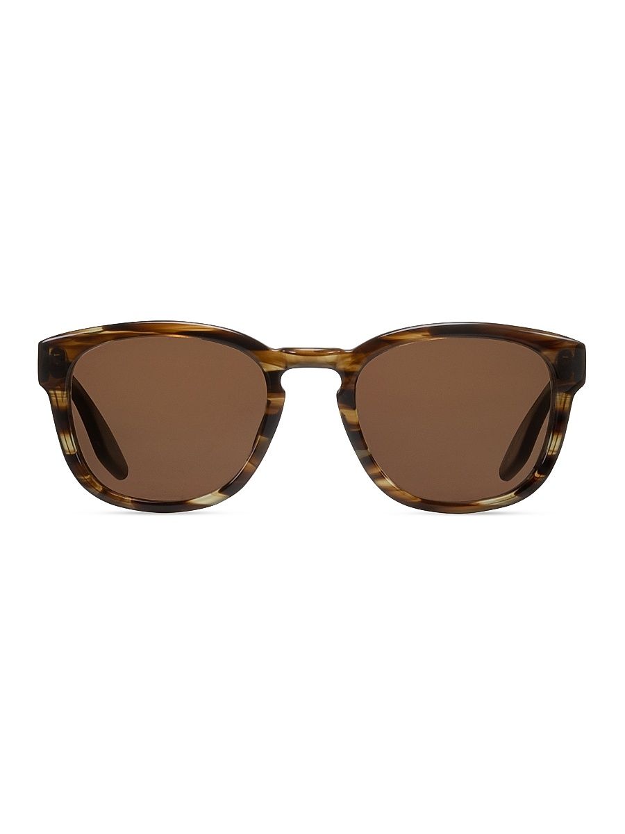 Men's Nelson 53MM Rectangular Sunglasses - Sulcata Tortoise
