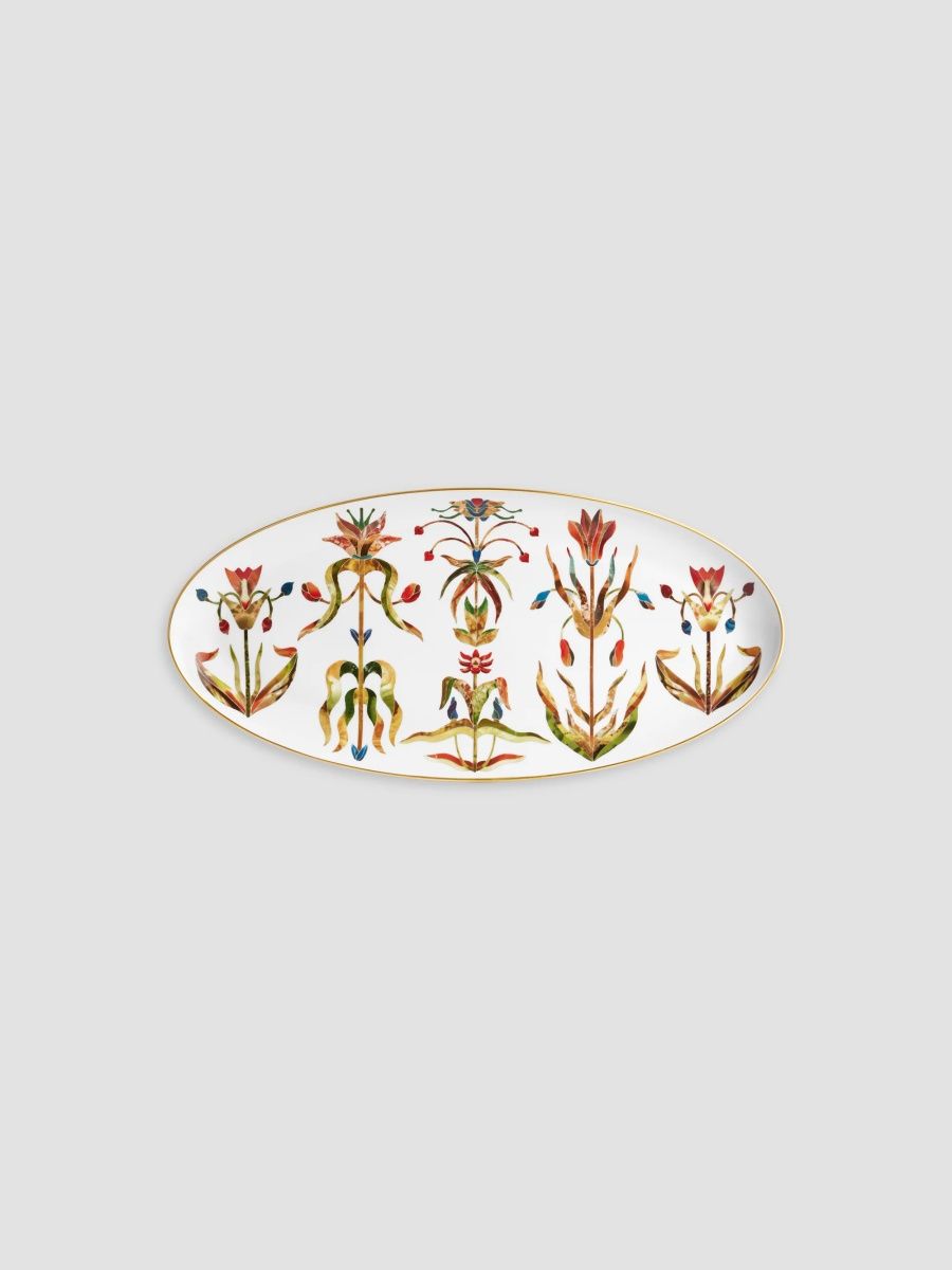 L'Objet Grand Tour Large Oval Platter - White