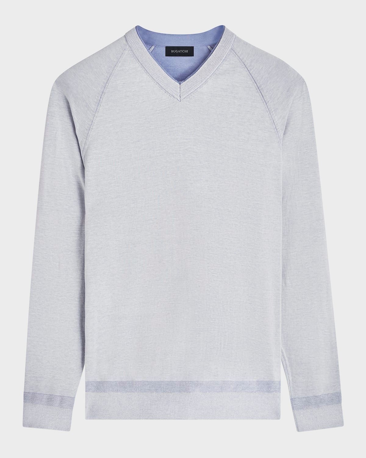 Men & apos;s Cotton-Silk V-Neck Sweater