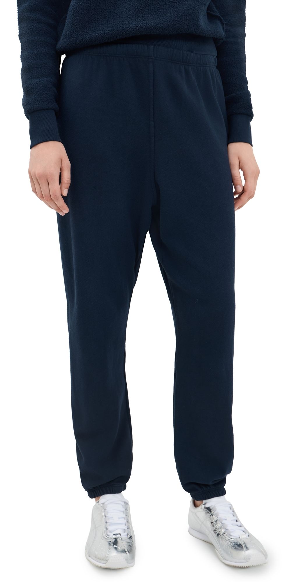 perfectwhitetee Johnny French Terry Easy Sweatpants Navy S