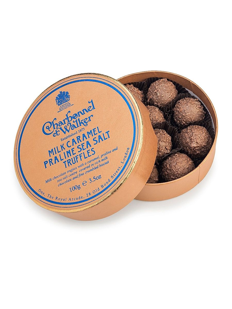 Milk Caramel Sea Salt Praline Truffles