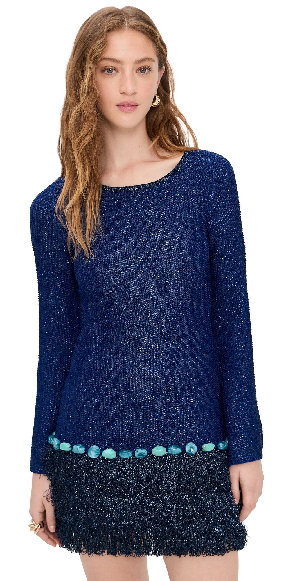 The Wolf Gang Casilda Mini Dress Cornflower S