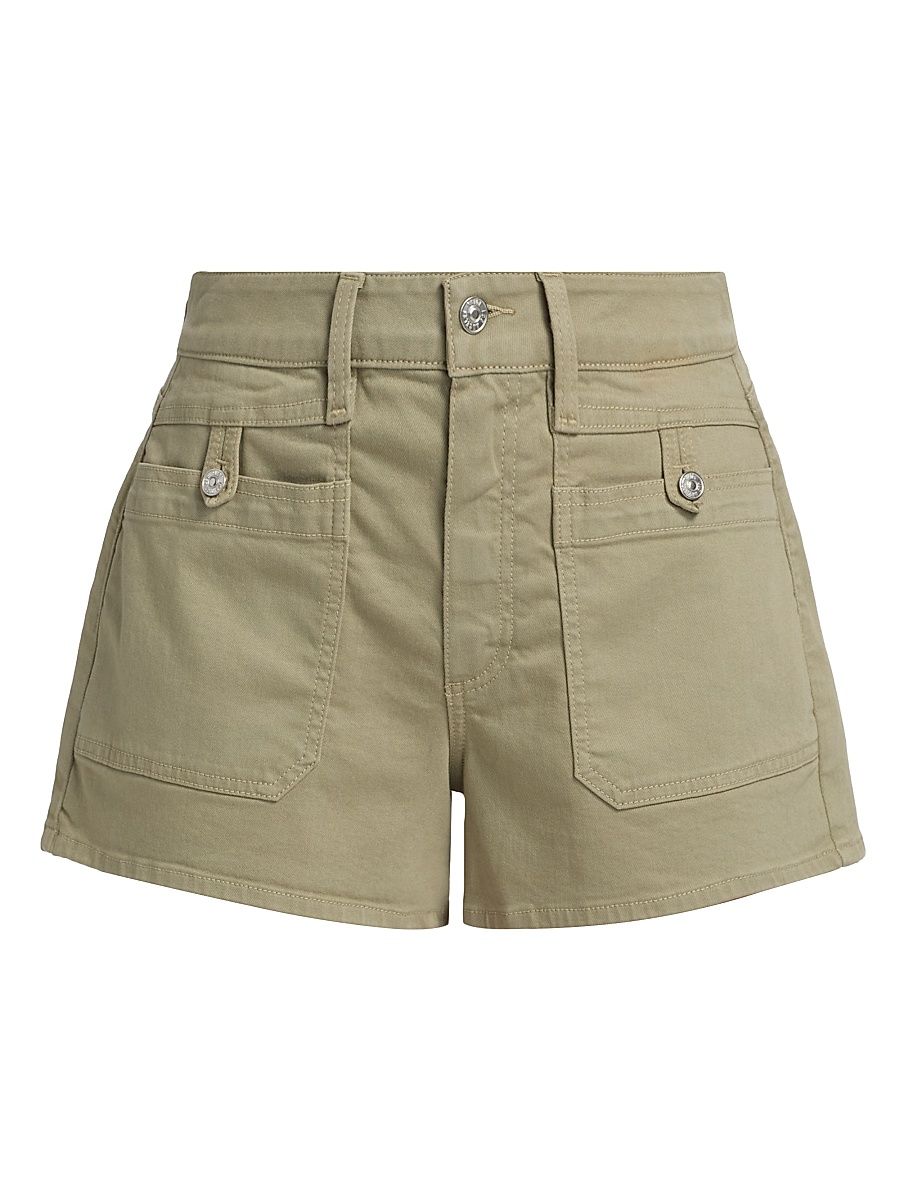 Women's Fallon Stretch Cotton Twill Shorts - Oak Moss - Size 30