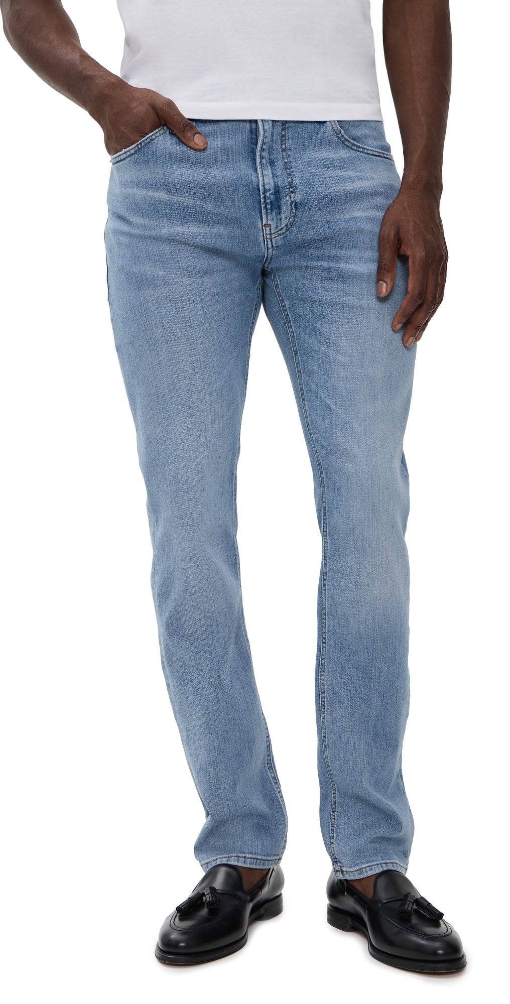 FRAME Modern Straight Jeans Peninsula 36