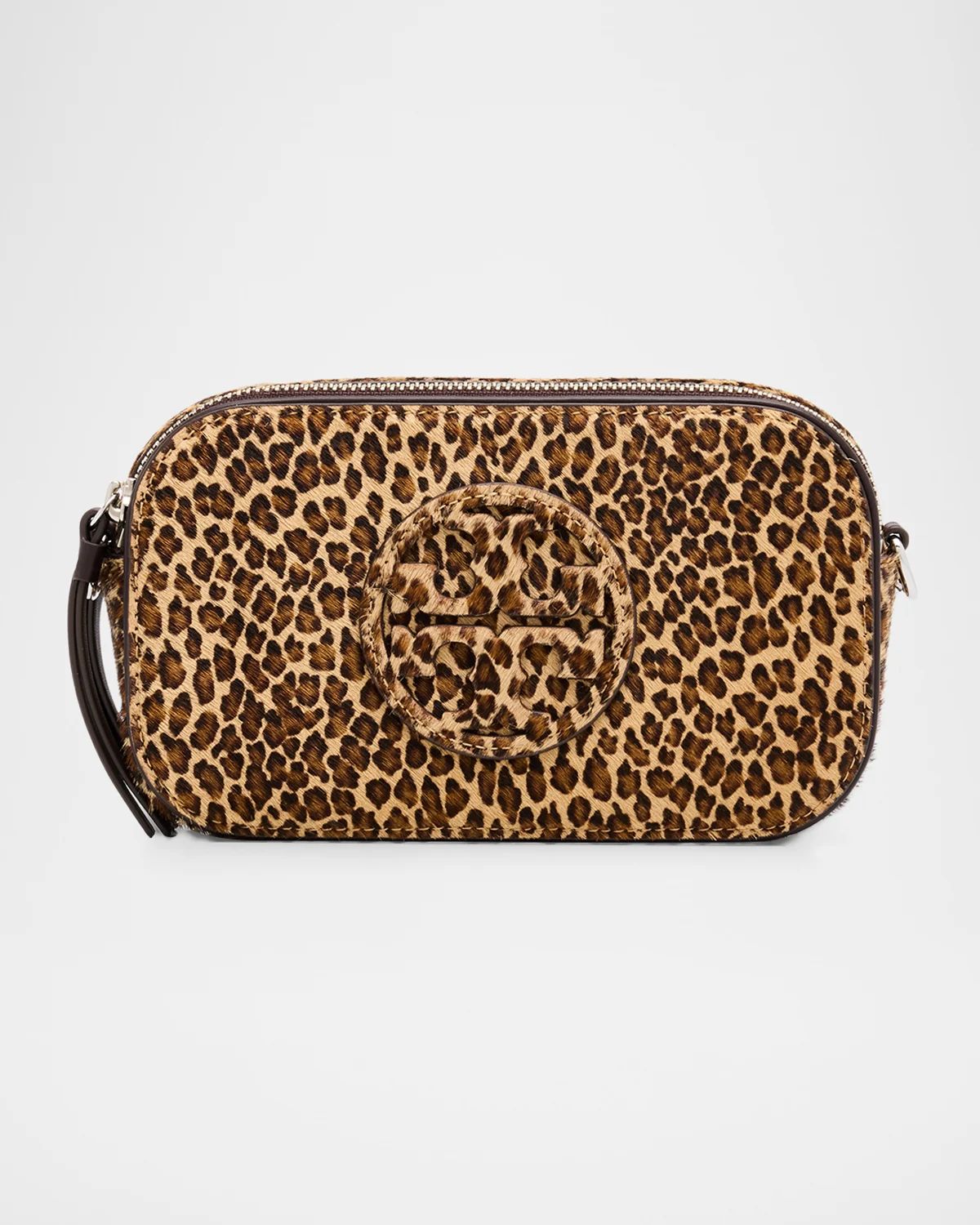 Miller Leopard-Print Calf Hair Crossbody Bag